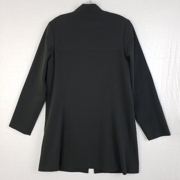 Margaret O'Leary Coat Jacket Full Zip Minimalist Black sz L Contemporary Sporty - Picture 6 of 12